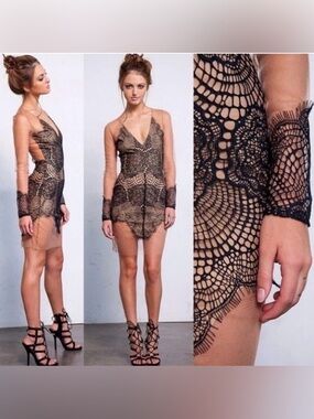 For Love and Lemons Antigua Mini Dress
